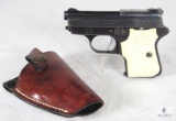 EIG Titan .25 ACP Semi-Auto Pocket Pistol w/ Leather Holster