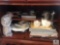 Contents of Buffet: Lot of Silver-plated Serving Items
