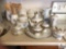 Large Lot of Assorted China - Tea Set, Canisters, Kettles and more