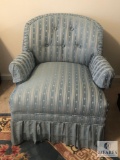 Upholstered Swivel Occasional Chair