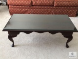 Queen Anne Style Wood Coffee Table