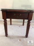 Lane Furniture Wood Side Table with Single Drawer