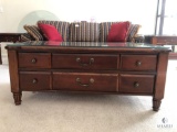 Lane Furniture Wood Coffee Table with Storage Drawers