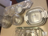 Lot of Assorted Pyrex Glass & Corning Ware Dishes