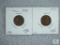 1915 (VG) & 1918 (XF) Lincoln Cents