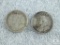 (2) 1919 Canadian .925 Silver Dimes