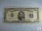 Series 1934-D US $5.00 Small-size Silver Certificate - Off-center Cut