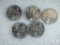 (5) 1958 Ilira BU Italy Coins - Hanukka Law is Light