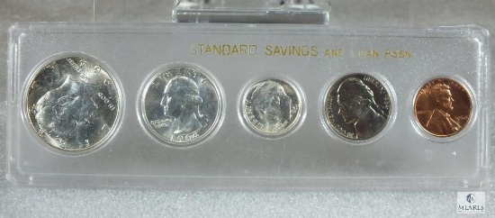 1964 BU Silver Set Looks Like a Promotional From Standard Savings & Loan Assn.