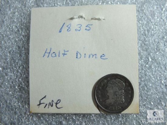 1835 Half Dime - Fine
