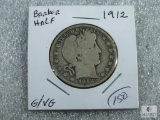 1912 Barber Half G-VG