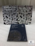3 New Quarter Coin Books State 1999-2003, 2009 DC & US Territories, 2016-2021 National Parks