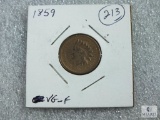 1859 Indian Head Cent VG+