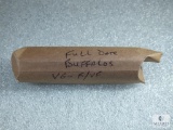 Roll (40) Buffalo Nickels - Full Dates - All FG, F & VF