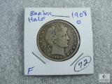 1908-O Barber Half Fine