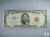 1953-B $5 Red Seal US Note