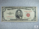 1953-B $5 Red Seal US Note