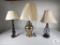 Lot of Three Decorative Lamps