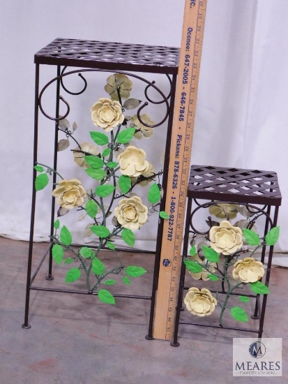 Set of Two Plant Stands