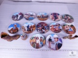 Lot of 12 Collector Plates and Western-themed Decorative Items