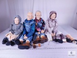 Lot of Grandma and Grandpa Dolls