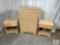 Four-Drawer Chest of Drawers with Two Matching One-Drawer Nightstands
