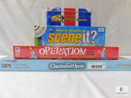 Four New in the Package Board Games
