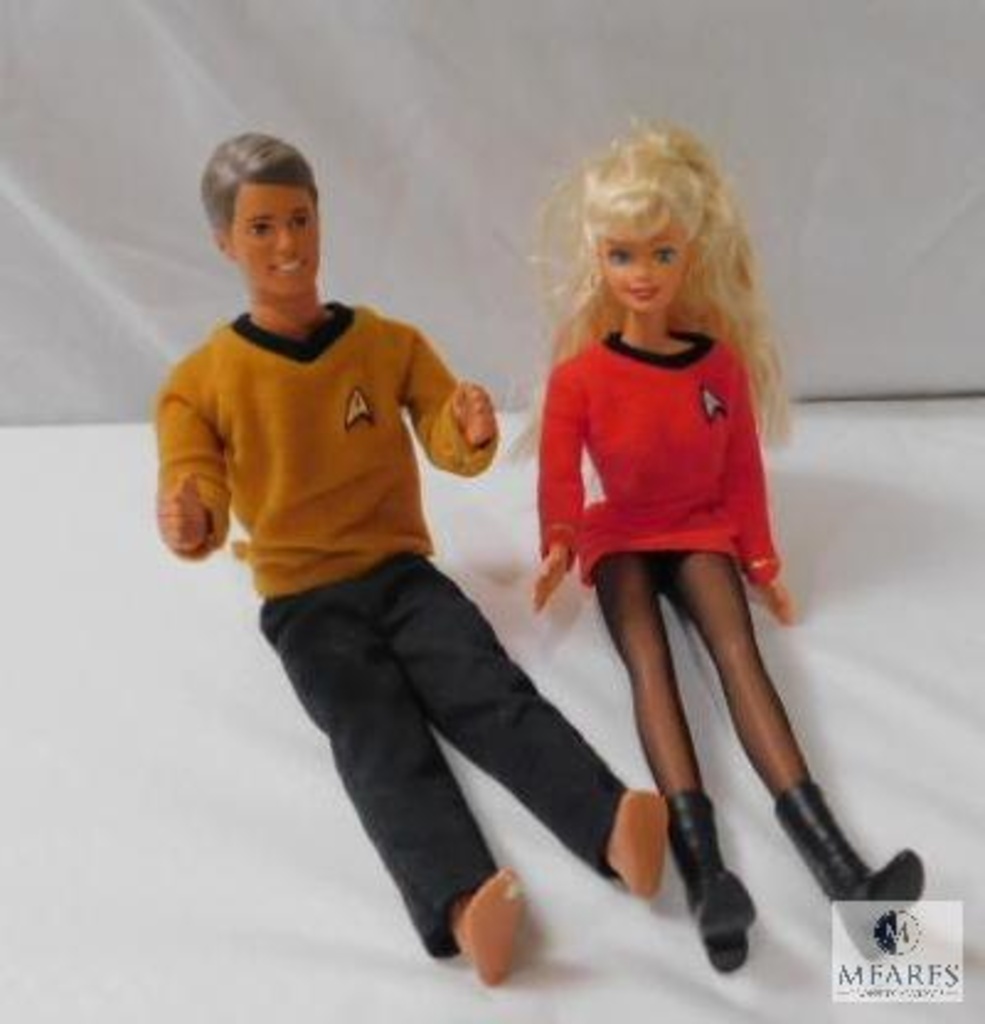 1966 and 1968 Mattel Star Trek Barbie and Ken Dolls | Estate & Personal  Property Small Houseware | Online Auctions | Proxibid