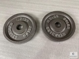 Pair of 25-Pound Weight Plates