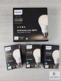 Philips Hue White Starter Kit with Three Additional Bulbs