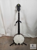 Rogue Five-String Open Back Banjo with Remo Head