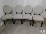 Four Upholstered Dining Chairs