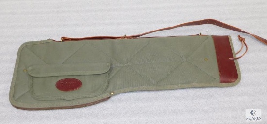 Boyt 30" Canvas & Leather Take-Down Shotgun Case in OD Green