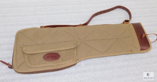 Boyt 30" Canvas & Leather Take-Down Shotgun Case in Khaki