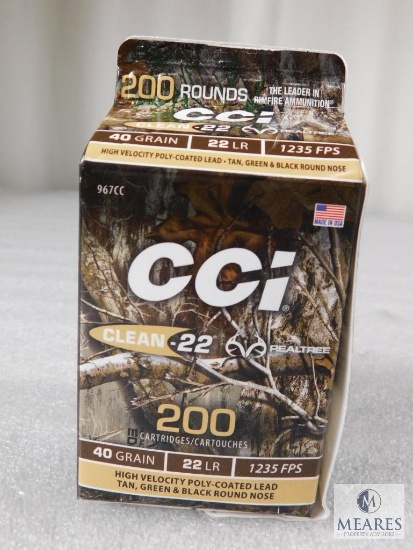 200 Rounds CCI .22LR 40 Grain 1325 Ammo