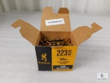 Approximately 100 Rounds Browning .223 REM 55 Grain FMJ Ammo