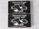 40 Rounds American Eagle .223 REM 55 Grain FMJ Ammo