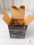 500 Rounds Winchester M-22 .22LR 40 Grain 1255 FPS Ammo