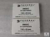 40 Rounds Federal 7.62x51 (.308 WIN) 149 Grain FMJ Ammo