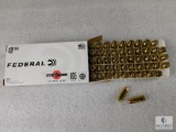50 Rounds Federal .40 S&W 165 Grain FMJ Ammo