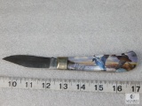 1995 Limited Edition Wildlife Series Art by Larry Drake Folder Knife #UC819