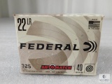 325 Rounds Federal .22LR 40 Grain Ammo