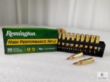20 Rounds Remington .22-250 REM 55 Grain PSP Ammo