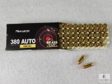 50 Rounds Monarch .380 Auto 94 Grain FMJ Steel Case Ammo