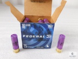 25 Rounds Federal 16 Gauge 2-3/4