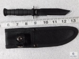 Rampant Small Fixed Blade Tactical Knife with Nylon Sheath