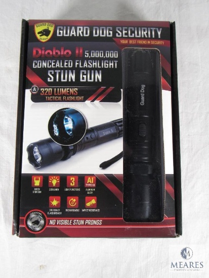 New Guard Dog Security Diablo II Concealed 5000K Stun Gun & 320 Lumen Flashlight