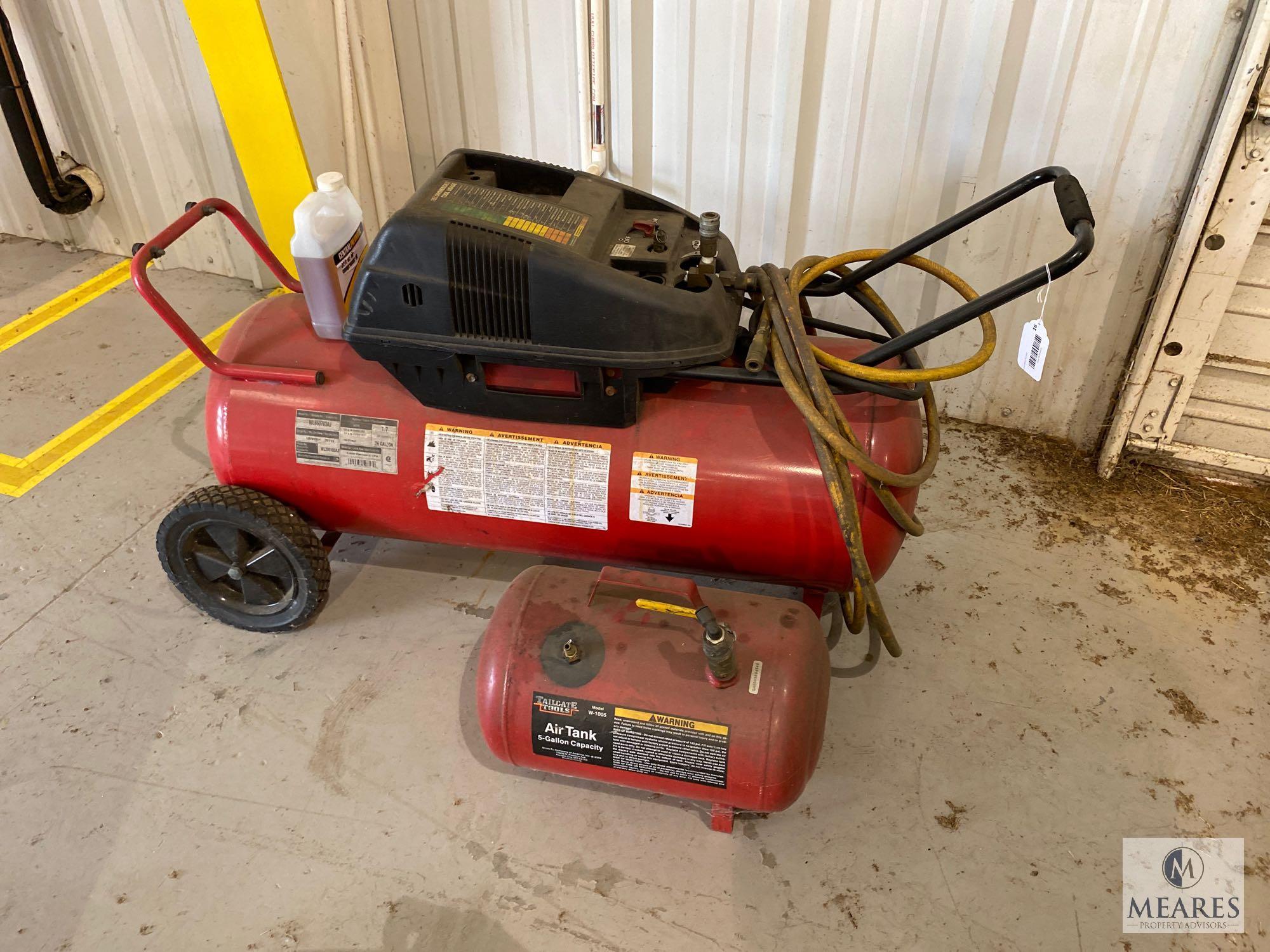 HUSKY Rolling 16 gallon Air Compressor Proxibid
