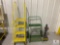 Rolling Ladder, Bottle Cart and Tool Rack
