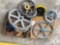 Large Lot of Pulleys